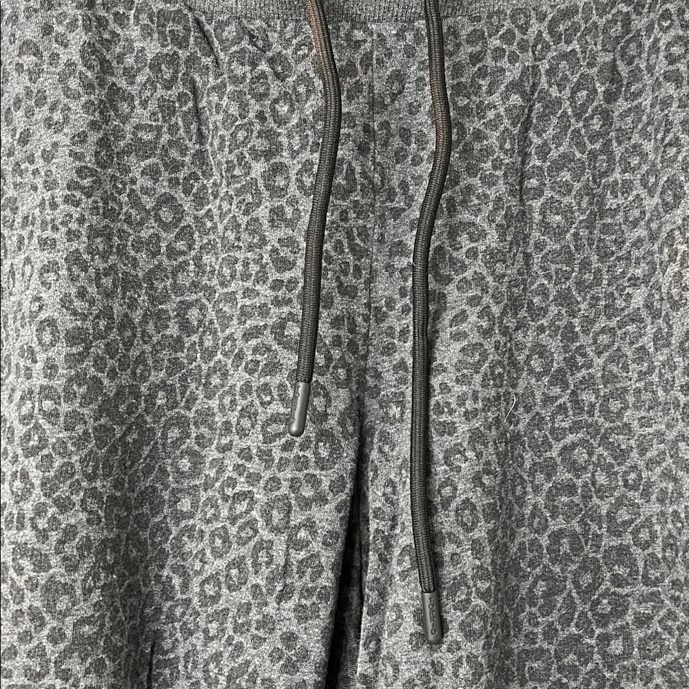 Torrid 2 Black Leopard-Print Drawstring Sweatpants - image 3